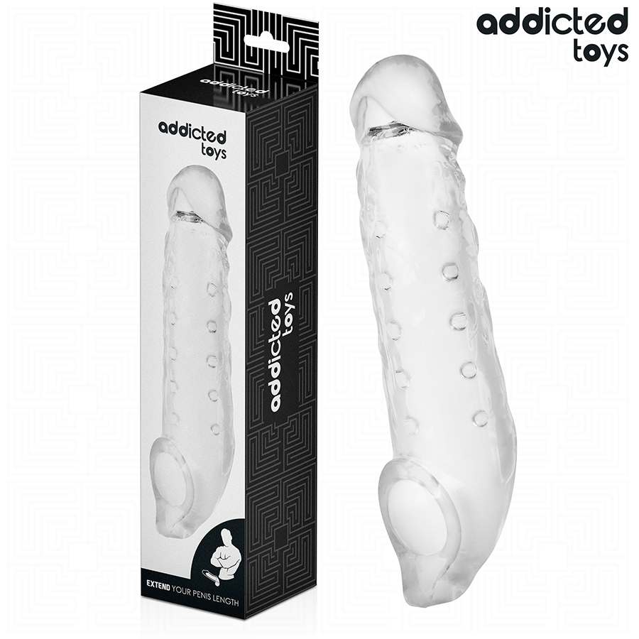 ADDICTED TOYS – TRANSPARENT PENIS EXTENSON SIZE S 23 CM Penis Extenders & Sleeves | SEXstore.ie 4 ADDICTED TOYS – TRANSPARENT PENIS EXTENSON SIZE S 23 CM Penis Extenders & Sleeves | SEXstore.ie 4