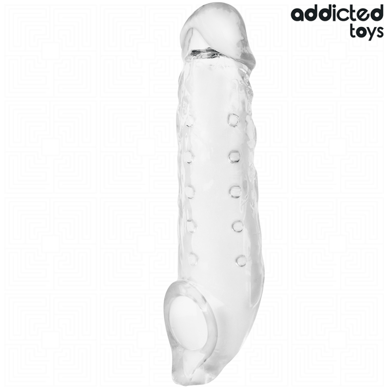 ADDICTED TOYS – TRANSPARENT PENIS SHEATH SIZE M 27 CM Penis Extenders & Sleeves | SEX Shop Ireland 5