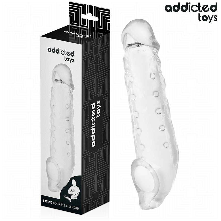 ADDICTED TOYS – TRANSPARENT PENIS SHEATH SIZE M 27 CM Penis Extenders & Sleeves | SEX Shop Ireland 4 ADDICTED TOYS – TRANSPARENT PENIS SHEATH SIZE M 27 CM Penis Extenders & Sleeves | SEX Shop Ireland 4