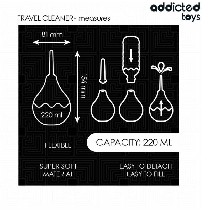 ADDICTED TOYS – TRAVEL ANAL CLEANER SIZE L 220 ML Anal Sex Toys | SEXstore.ie 8