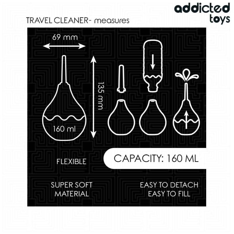 ADDICTED TOYS – TRAVEL ANAL CLEANER SIZE M 160 ML Anal Sex Toys | SEX Shop Ireland 8