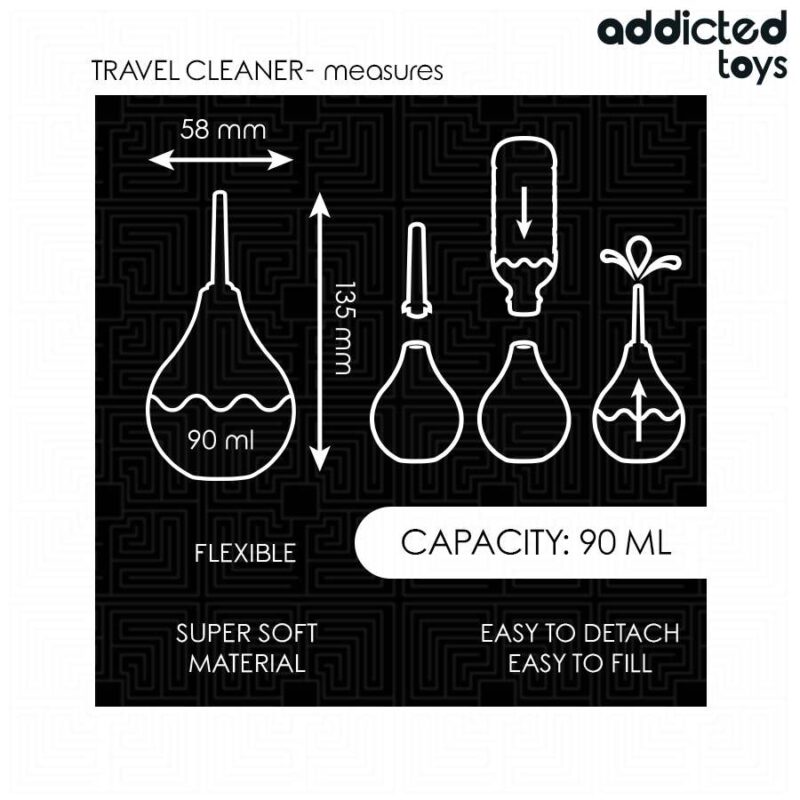 ADDICTED TOYS – TRAVEL ANAL CLEANER SIZE S 90 ML Anal Sex Toys | SEX Shop Ireland 8