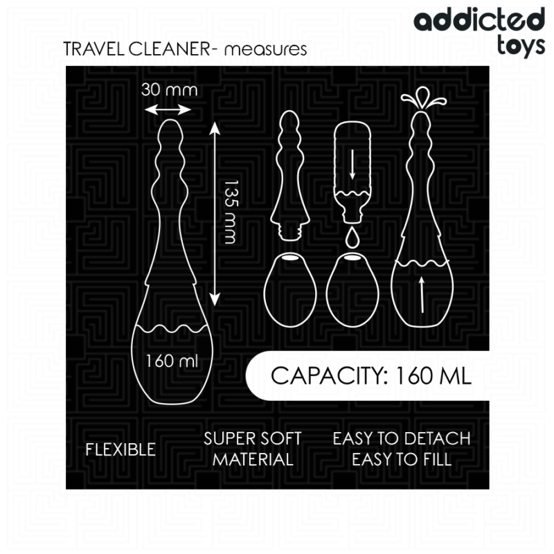 ADDICTED TOYS – TRAVEL CLEANER SILICONE MODEL 4 Anal Sex Toys | SEX Shop Ireland 8