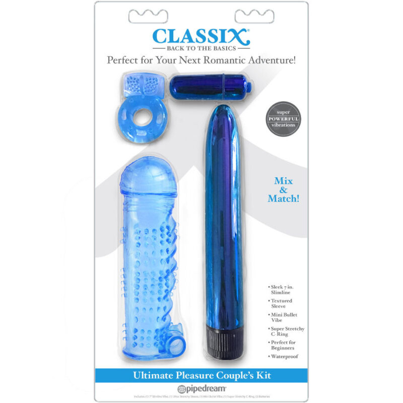 CLASSIX – ULTIMATE PLEASURE COUPLES KIT AZUL Others | SEX Shop Ireland 5