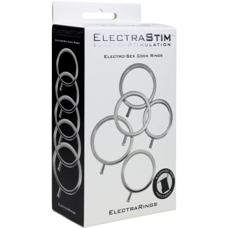 ELECTRASTIM – ELECTRARINGS METAL PENIS RINGS PACK OF 5 Electro Shock Sex Toys | SEX Shop Ireland 6