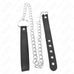 KINK – LEATHER PENIS RING 21.5 X 2 CM WITH 60 CM METAL CHAIN AND LEATHER STRAP Accessories for the penis | SEX Shop Ireland 10