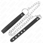 KINK – LEATHER PENIS RING 21.5 X 2 CM WITH 60 CM METAL CHAIN AND LEATHER STRAP Accessories for the penis | SEX Shop Ireland 11