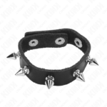 KINK – LEATHER PENIS RING WITH PRESSURE CLOSURE RED LINING 21 X 1.5 CM Accessories for the penis | SEX Shop Ireland 12