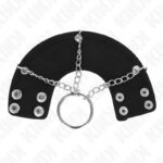 KINK – PENIS RING 4 CM CHAIN 7 CM METAL WITH LEATHER BELT Accessories for the penis | SEX Shop Ireland 11