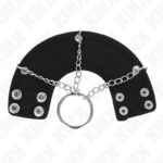KINK – PENIS RING 4 CM CHAIN 7 CM METAL WITH LEATHER BELT Accessories for the penis | SEX Shop Ireland 10