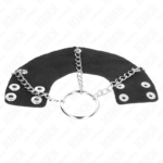 KINK – PENIS RING 4 CM CHAIN 7 CM METAL WITH LEATHER BELT Accessories for the penis | SEX Shop Ireland 13