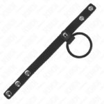 KINK – SILICONE PENIS RING 3.8 CM AND LEATHER BALL DIVIDER 22 X 1.5 CM Accessories for the penis | SEX Shop Ireland 11