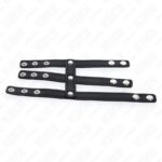 KINK – TRIPLE LEATHER PENIS RING WITH PRESSURE CLOSURE Accessories for the penis | SEX Shop Ireland 18
