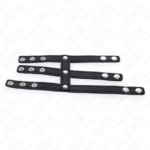 KINK – TRIPLE LEATHER PENIS RING WITH PRESSURE CLOSURE Accessories for the penis | SEX Shop Ireland 18
