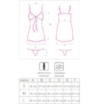 LIVCO CORSETTI FASHION – HYEONA 1710 BABYDOLL + THONG ROSE S Babydoll Lingerie | SEX Shop Ireland 13