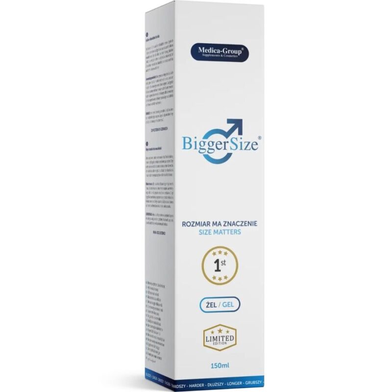 MEDICA GROUP – BIGGER SIZE INTIMATE GEL FOR MEN 150 ML Aphrodisiac Products | SEX Shop Ireland 5