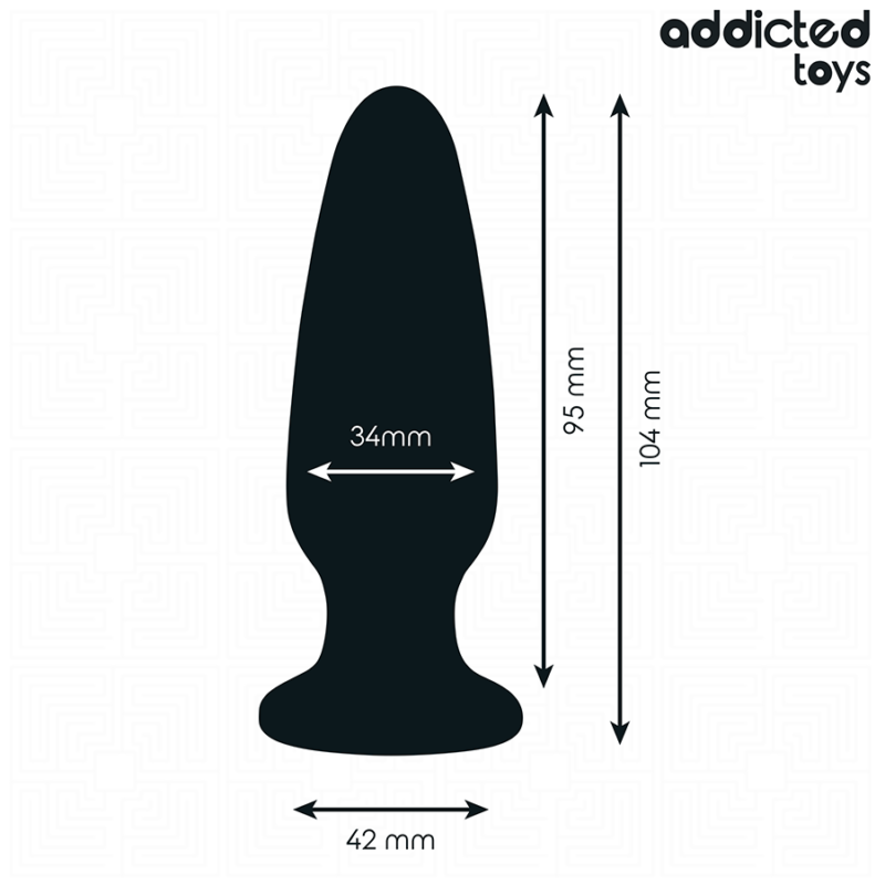 ADDICTED TOYS – ANAL PLUG WITH JEWEL SILICONE SIZE M 10.4 CM Anal Sex Toys | SEX Shop Ireland 7