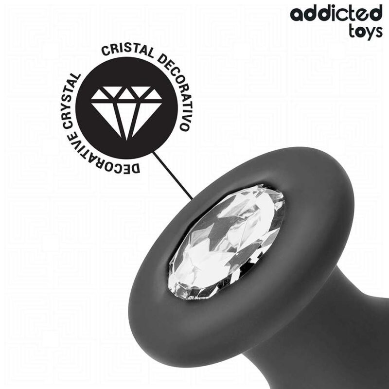 ADDICTED TOYS – ANAL PLUG WITH JEWEL SILICONE SIZE S 8.8 CM Anal Sex Toys | SEXstore.ie 6