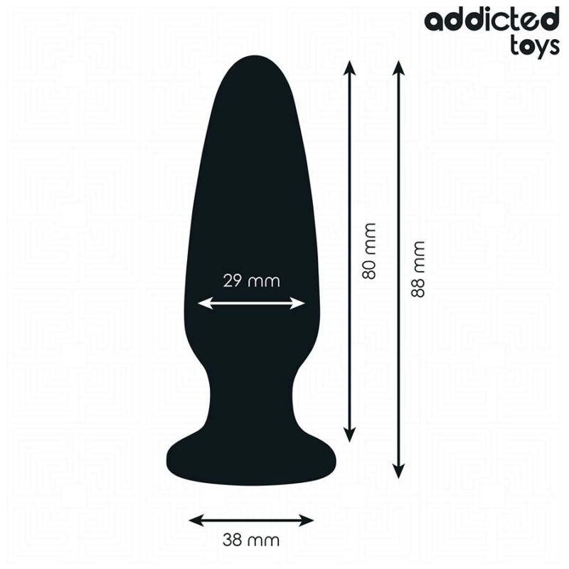ADDICTED TOYS – ANAL PLUG WITH JEWEL SILICONE SIZE S 8.8 CM Anal Sex Toys | SEXstore.ie 7