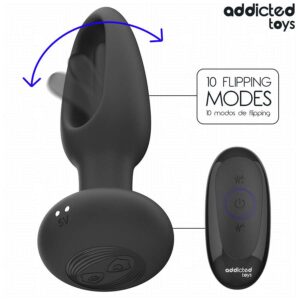 ADDICTED TOYS – ANAL PLUG WITH VIBRATING TONGUE AND REMOTE CONTROL Anal Sex Toys | SEX Shop Ireland 3