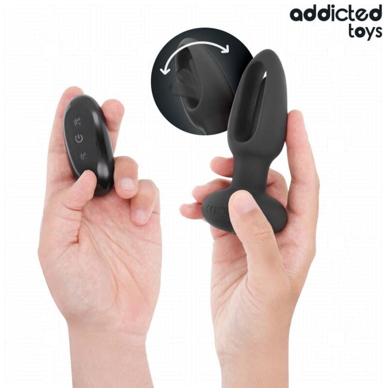 ADDICTED TOYS – ANAL PLUG WITH VIBRATING TONGUE AND REMOTE CONTROL Anal Sex Toys | SEX Shop Ireland 6