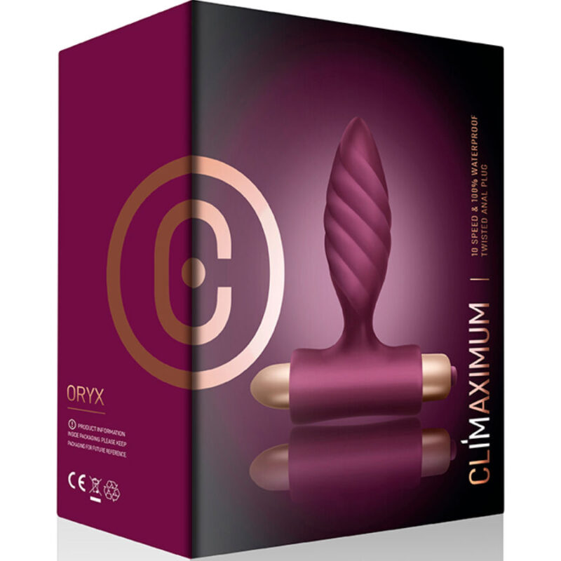 CLIMAXIMUM – ORYX TWISTED ANAL PLUG Anal Sex Toys | SEX Shop Ireland 6
