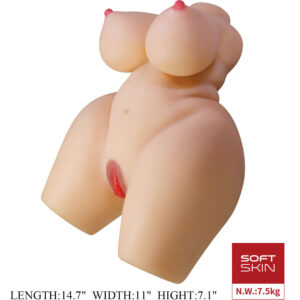 CRAZY BULL – GRACE REALISTIC FEMALE TORSO VAGINA AND ANAL 7.5 KG Sex Dolls | SEX Shop Ireland 3