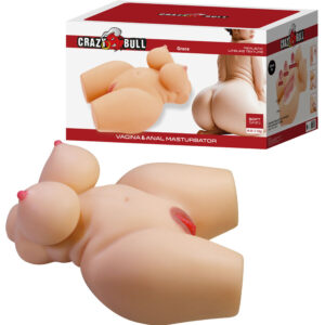 CRAZY BULL – GRACE REALISTIC FEMALE TORSO VAGINA AND ANAL 7.5 KG Sex Dolls | SEX Shop Ireland