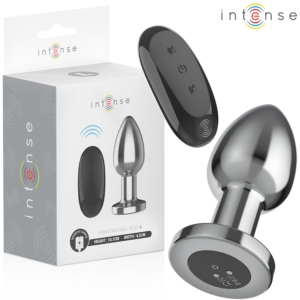 INTENSE – ANAL PLUG 10 VIBRATIONS METAL WITH REMOTE CONTROL L Anal Dildo | SEX Shop Ireland