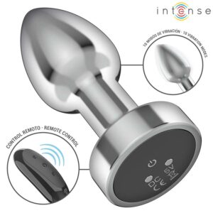 INTENSE – ANAL PLUG 10 VIBRATIONS METAL WITH REMOTE CONTROL S Anal Dildo | SEX Shop Ireland 3