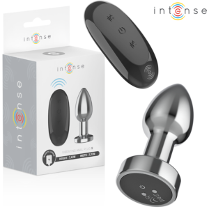 INTENSE – ANAL PLUG 10 VIBRATIONS METAL WITH REMOTE CONTROL S Anal Dildo | SEX Shop Ireland