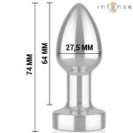 INTENSE – ANAL PLUG 10 VIBRATIONS METAL WITH REMOTE CONTROL S Anal Dildo | SEX Shop Ireland 14
