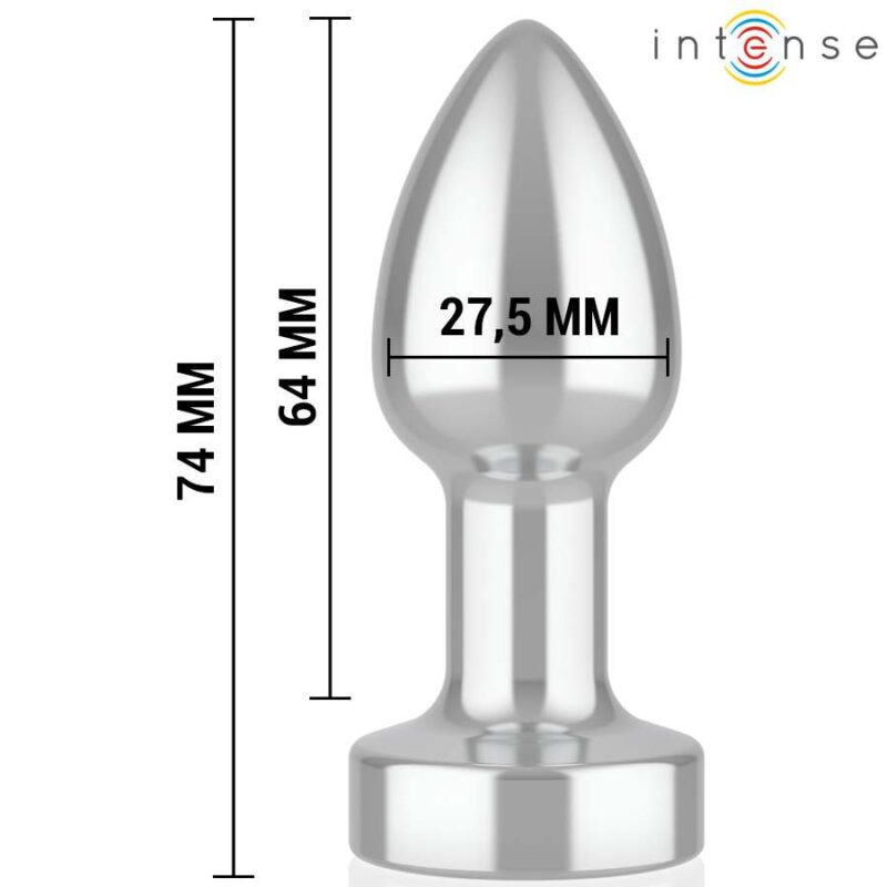 INTENSE – ANAL PLUG 10 VIBRATIONS METAL WITH REMOTE CONTROL S Anal Dildo | SEX Shop Ireland 7