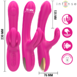 INTENSE – BRITNEY MULTIFUNCTION RABBIT VIBRATOR 23 CM PINK Rabbit Vibrators | SEX Shop Ireland 14