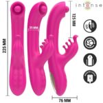 INTENSE – CHRISTINA MULTIFUNCTION RABBIT VIBRATOR 22.5 CM PINK Rabbit Vibrators | SEX Shop Ireland 14