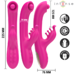 INTENSE – CHRISTINA MULTIFUNCTION RABBIT VIBRATOR 22.5 CM PINK Rabbit Vibrators | SEX Shop Ireland 14
