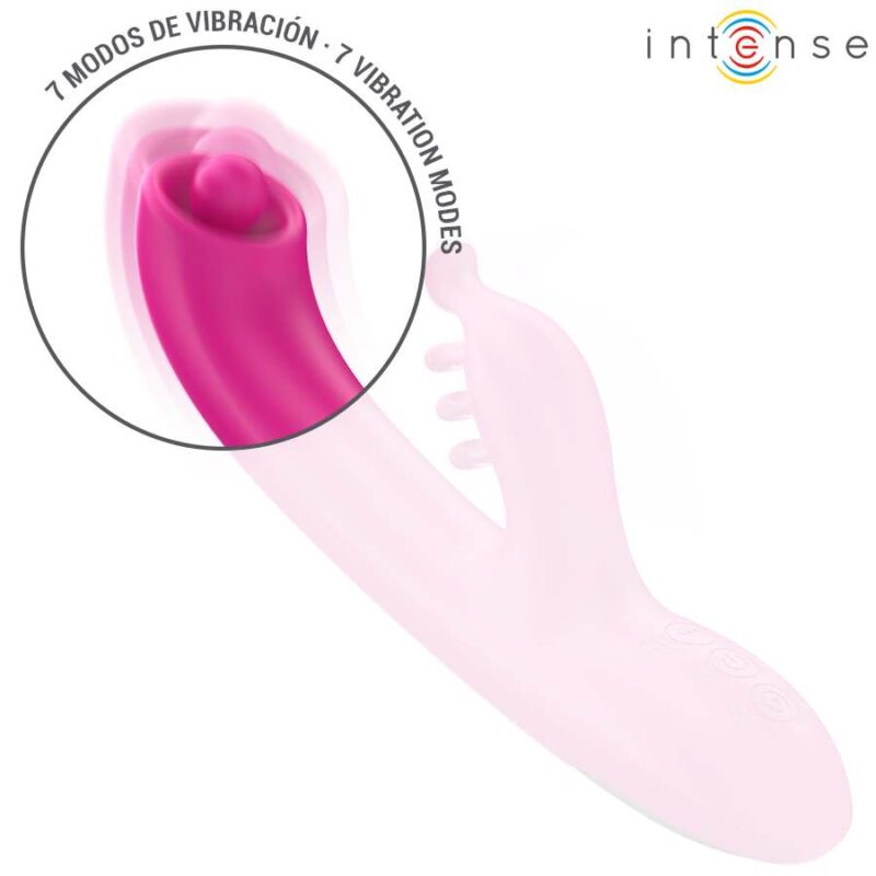 INTENSE – CHRISTINA MULTIFUNCTION RABBIT VIBRATOR 22.5 CM PINK Rabbit Vibrators | SEX Shop Ireland 7