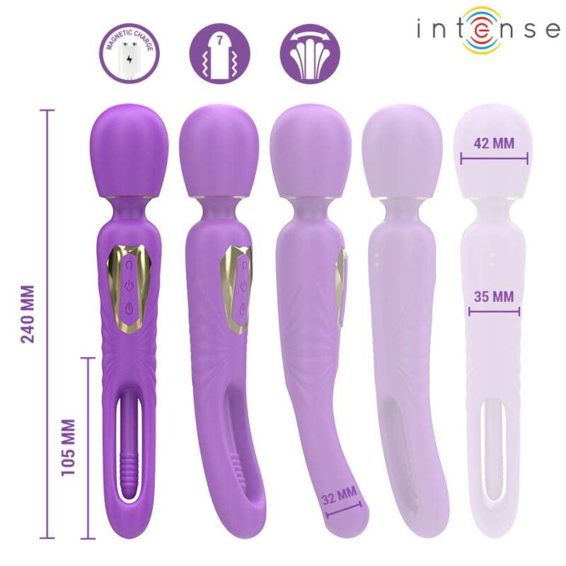 INTENSE – CHRISTY VIBRATING WAND WITH FLIPPING TONGUE Sex Toys | SEXstore.ie 7