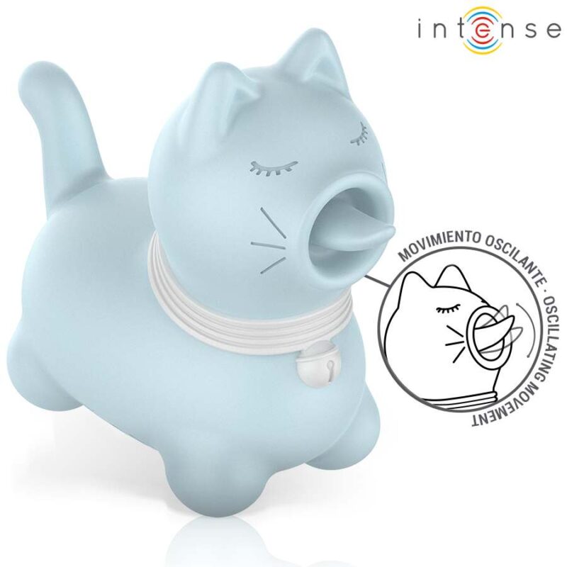 INTENSE – DUCHESS STIMULATOR WITH ROTATING TONGUE 360º BLUE Clitoral Stimulators | SEX Shop Ireland 6