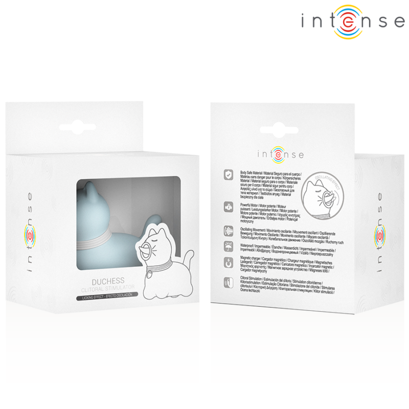 INTENSE – DUCHESS STIMULATOR WITH ROTATING TONGUE 360º BLUE Clitoral Stimulators | SEX Shop Ireland 10