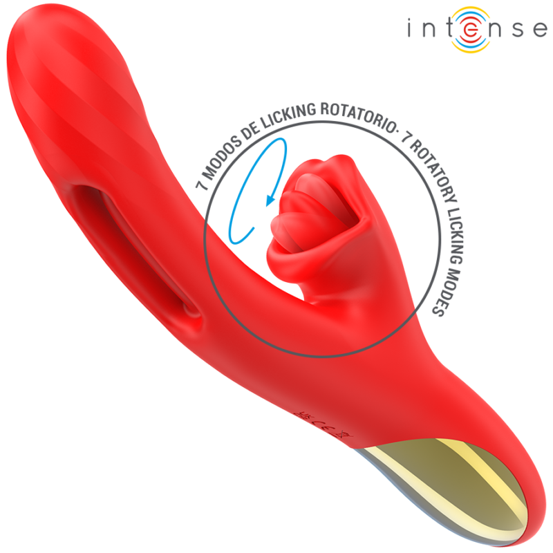INTENSE – JESSICA MULTIFUNCTION VIBRATOR CLITORIS STIMULATION 24.8 CM RED Rabbit Vibrators | SEX Shop Ireland 7