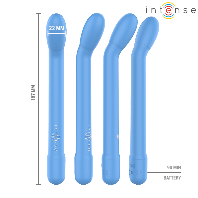 INTENSE – KARLIE RECHARGEABLE G-SPOT STIMULATOR BLUE G-spot Vibrators | SEX Shop Ireland 5