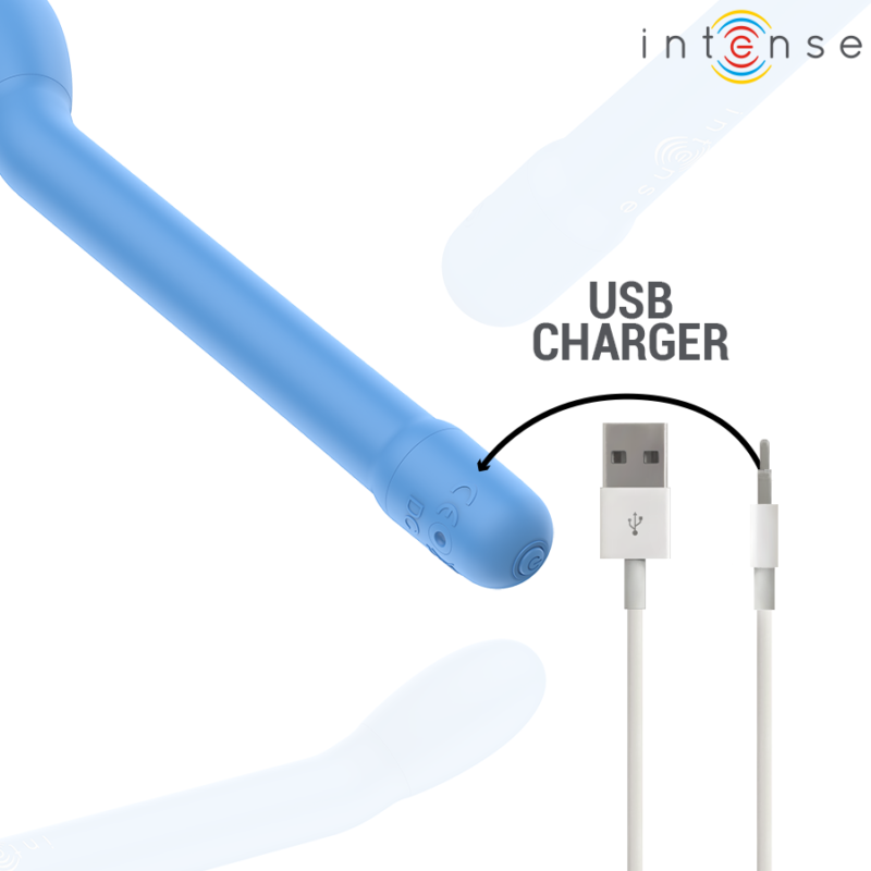 INTENSE – KARLIE RECHARGEABLE G-SPOT STIMULATOR BLUE G-spot Vibrators | SEX Shop Ireland 9