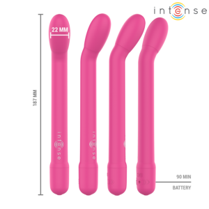 INTENSE – KARLIE RECHARGEABLE G-SPOT STIMULATOR PINK G-spot Vibrators | SEX Shop Ireland 3