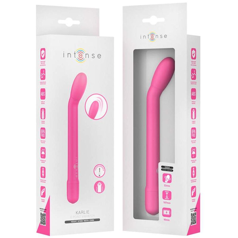 INTENSE – KARLIE RECHARGEABLE G-SPOT STIMULATOR PINK G-spot Vibrators | SEXstore.ie 10