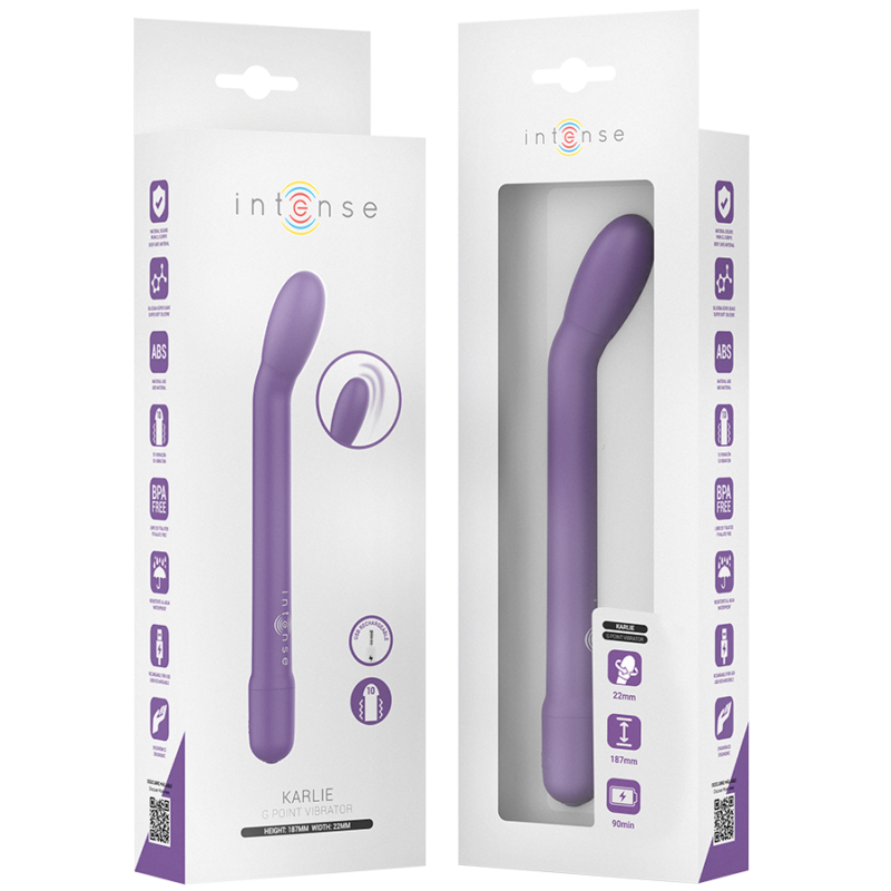 INTENSE – KARLIE RECHARGEABLE G-SPOT STIMULATOR PURPLE G-spot Vibrators | SEX Shop Ireland 10
