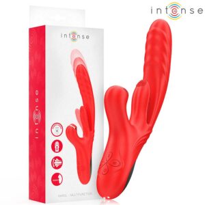 INTENSE – KAROL MULTIFUNCTION VIBRATOR THRUST & STIMULATION & STIMULATING WAVES RED Rabbit Vibrators | SEXstore.ie