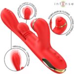 INTENSE – KATY MULTIFUNCTION CLITORIS STIMULATOR 4 INTERCHANGEABLE HEADS RED Rabbit Vibrators | SEXstore.ie 16
