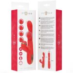 INTENSE – KATY MULTIFUNCTION CLITORIS STIMULATOR 4 INTERCHANGEABLE HEADS RED Rabbit Vibrators | SEXstore.ie 21