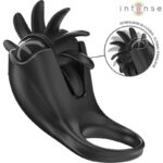 INTENSE – MABEL VIBRATING RING 10 VIBRATIONS WITH CLITORIS STIMULATOR BLACK Cock Rings | SEXstore.ie 10